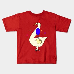 Duck birthday cartoon Kids T-Shirt